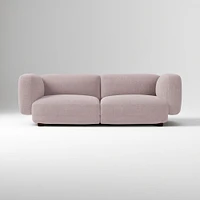 Osborn 82" Sofa, Yarn Dyed Linen Weave, Alabaster, Concealed Support