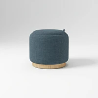 Elora Storage Ottoman Frost Gray Performance Ydlw