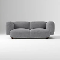 Osborn 82" Sofa, Yarn Dyed Linen Weave, Alabaster, Concealed Support