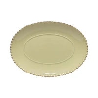 Pearl Oval Platter, Lily Green, 15.75in