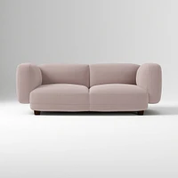 Osborn 82" Sofa, Yarn Dyed Linen Weave, Alabaster, Concealed Support