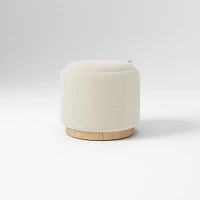 Elora Storage Ottoman Frost Gray Performance Ydlw