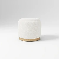 Elora Storage Ottoman Frost Gray Performance Ydlw