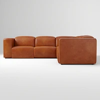 Leo Leather Motion Set 02 Arm Single W WO Corner Poly Saddle Nut Concealed Support