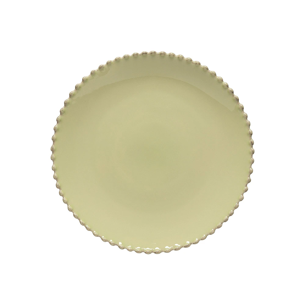 Pearl Dinner Plates, White, Set of 4