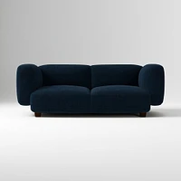 Osborn 82" Sofa, Yarn Dyed Linen Weave, Alabaster, Concealed Support