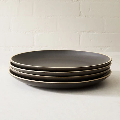 Mill Ceramic Dinner Plates, Natural, Set Of 4