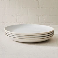 Mill Ceramic Dinner Plates, Natural, Set Of 4