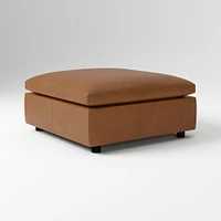 Marin Ottoman, Saddle Leather Nut
