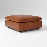Marin Ottoman, Saddle Leather Nut