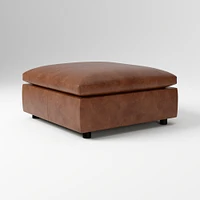 Marin Ottoman, Saddle Leather Nut