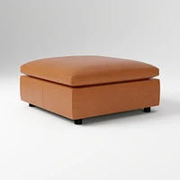 Marin Ottoman, Saddle Leather Nut