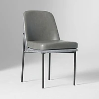 Jack Metal Frame Dining Chair + Vl Snow Cushion, Twill Sand, Dark Bronze