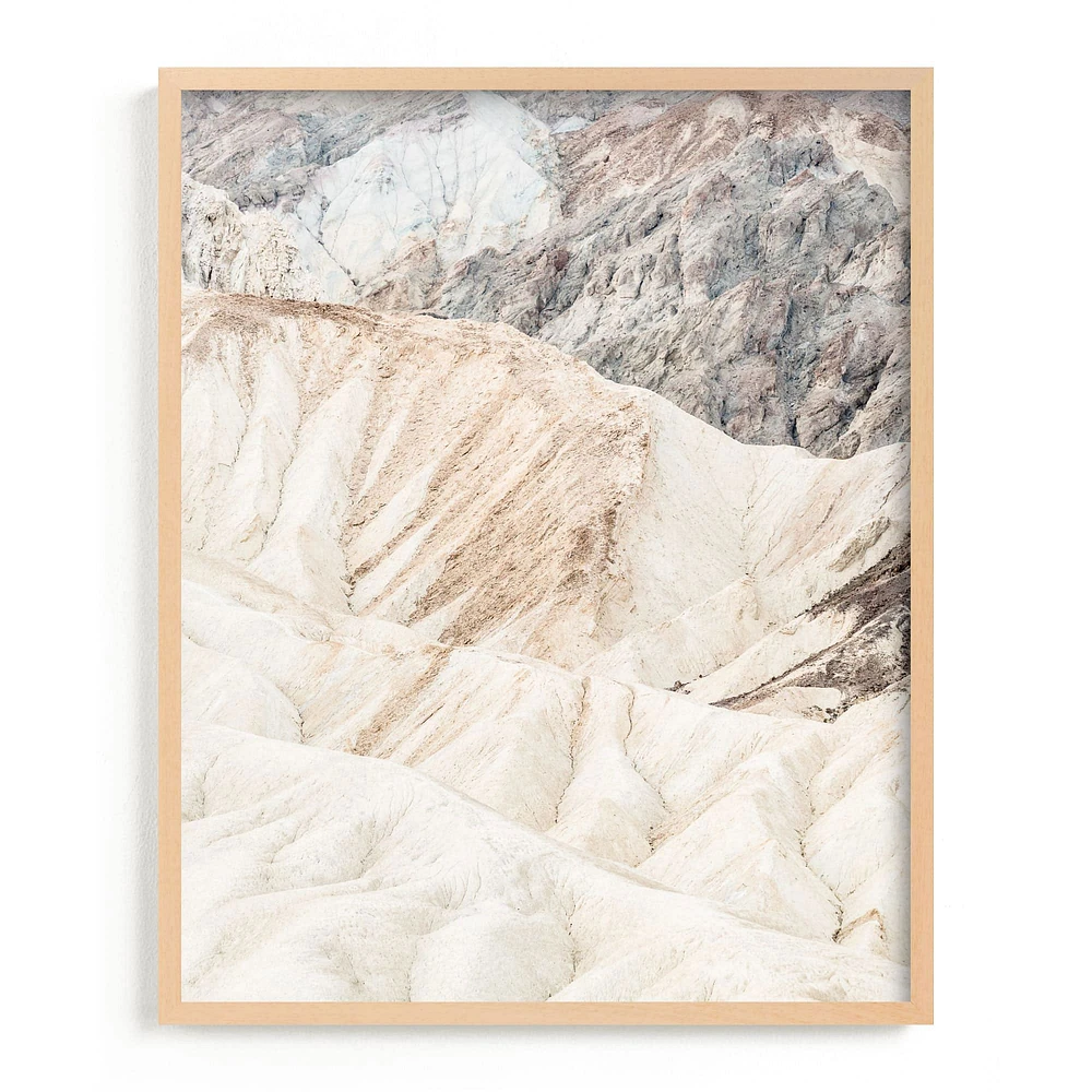 white canyon by Kamala Nahas, Natural Wood Frame, Full Bleed, 11x14