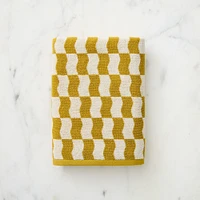 Wavy Block Towel, Bath Sage