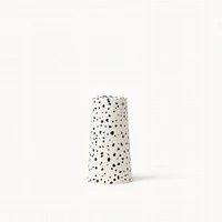 Short Pillar Vase Speckled