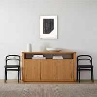 Angles Black by The Holly Collective Framed Paper 18x24