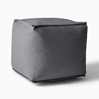 Sunbrella® Indoor/Outdoor Cast Pumice Pouf 18x18x13