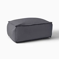 Sunbrella® Indoor/Outdoor Cast Pumice Pouf 18x18x13