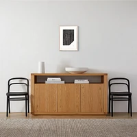Angles Black by The Holly Collective Framed Paper 18x24