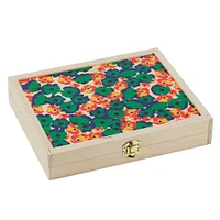 Travel Backgammon Set, Seafoam Marble