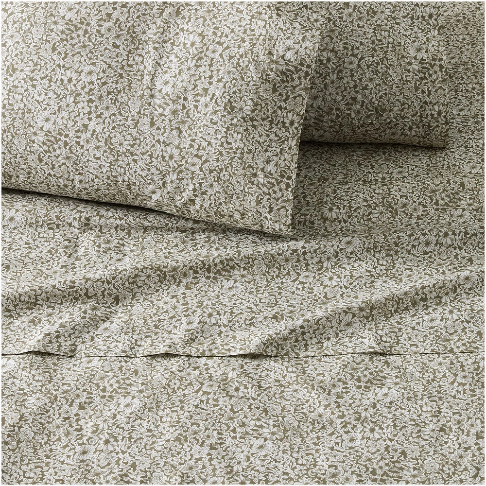 MTO Frances Floral Full Sheet Set, Sand