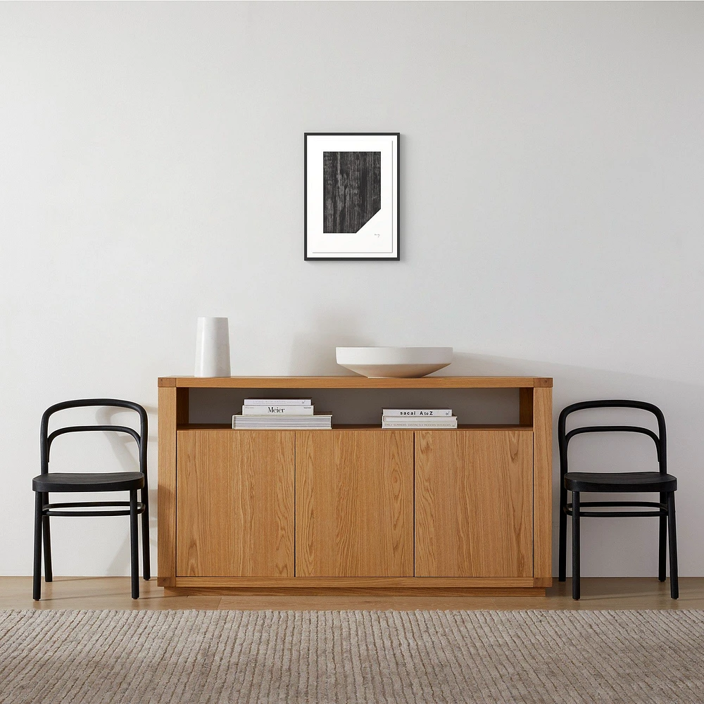 Angles Black by The Holly Collective Framed Paper 18x24