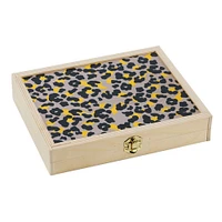 Travel Backgammon Set, Seafoam Marble