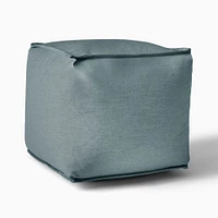 Sunbrella® Indoor/Outdoor Cast Pumice Pouf 18x18x13