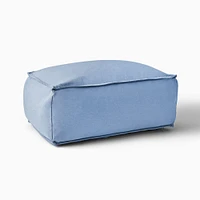 Sunbrella® Indoor/Outdoor Cast Pumice Pouf 18x18x13
