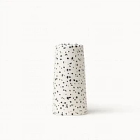 Short Pillar Vase Speckled