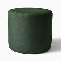 Sunbrella® Cast Indoor/Outdoor Pouf, Pumice, 20"diam. x 17"h
