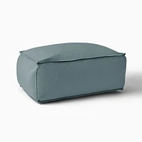 Sunbrella® Indoor/Outdoor Cast Pumice Pouf 18x18x13
