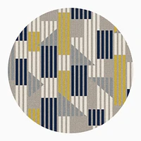 Kista Rug Serged Edge 6x9 Graphic