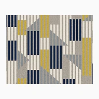 Kista Rug Serged Edge 6x9 Graphic