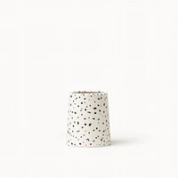 Short Pillar Vase Speckled