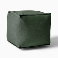 Sunbrella® Indoor/Outdoor Cast Pumice Pouf 18x18x13