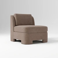 Beaumont Chair, Performance Yarn Dyed Linen Weave Alabaster