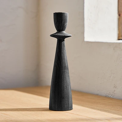 Tira Wood Taper Holder, Light Ash, Small