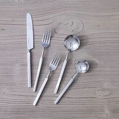 Fortessa Jaxson 20-Piece Place Setting, Brushed & Mirrored, Each