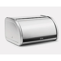 Brabantia Kitchen Roll Top Bread Box, Medium, White