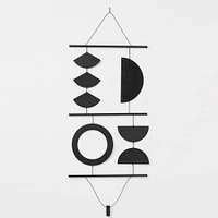 Quadrant Wall Hanging, Black Patina