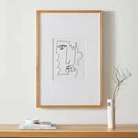 Multi-Mat Wood Gallery Frame, Wheat, 5x7