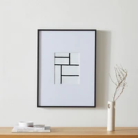 Multi-Mat Metal Gallery Frame, Black Powder Coated, 5x7