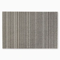 Chilewich Skinny Stripe Performance Shag Mat, 18x28, Birch