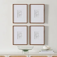 Multi-Mat Wood Gallery Frame, Walnut, 5x7