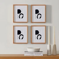 Multi-Mat Wood Gallery Frame, Wheat, 5x7