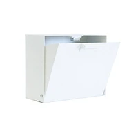 Cubby Wall Mounted Mailbox, White