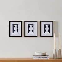 Multi-Mat Metal Gallery Frame, Black Powder Coated, 5x7