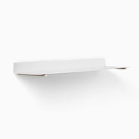 Floating Lines Single Shelf, White, 36"